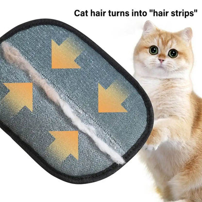 Pet Grooming Gloves Static Dedusting Brush Pet Hair Remover - HORA GIFT
