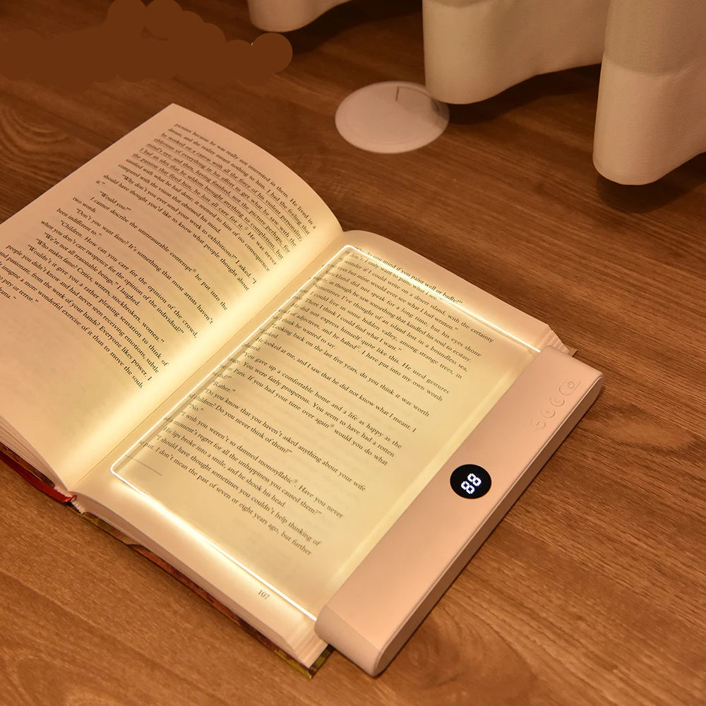 LED Reading Light Night Light Book Family Study Reading Lamp Portable Bookmark Light for Reading in Bed, Car Motivational Travel