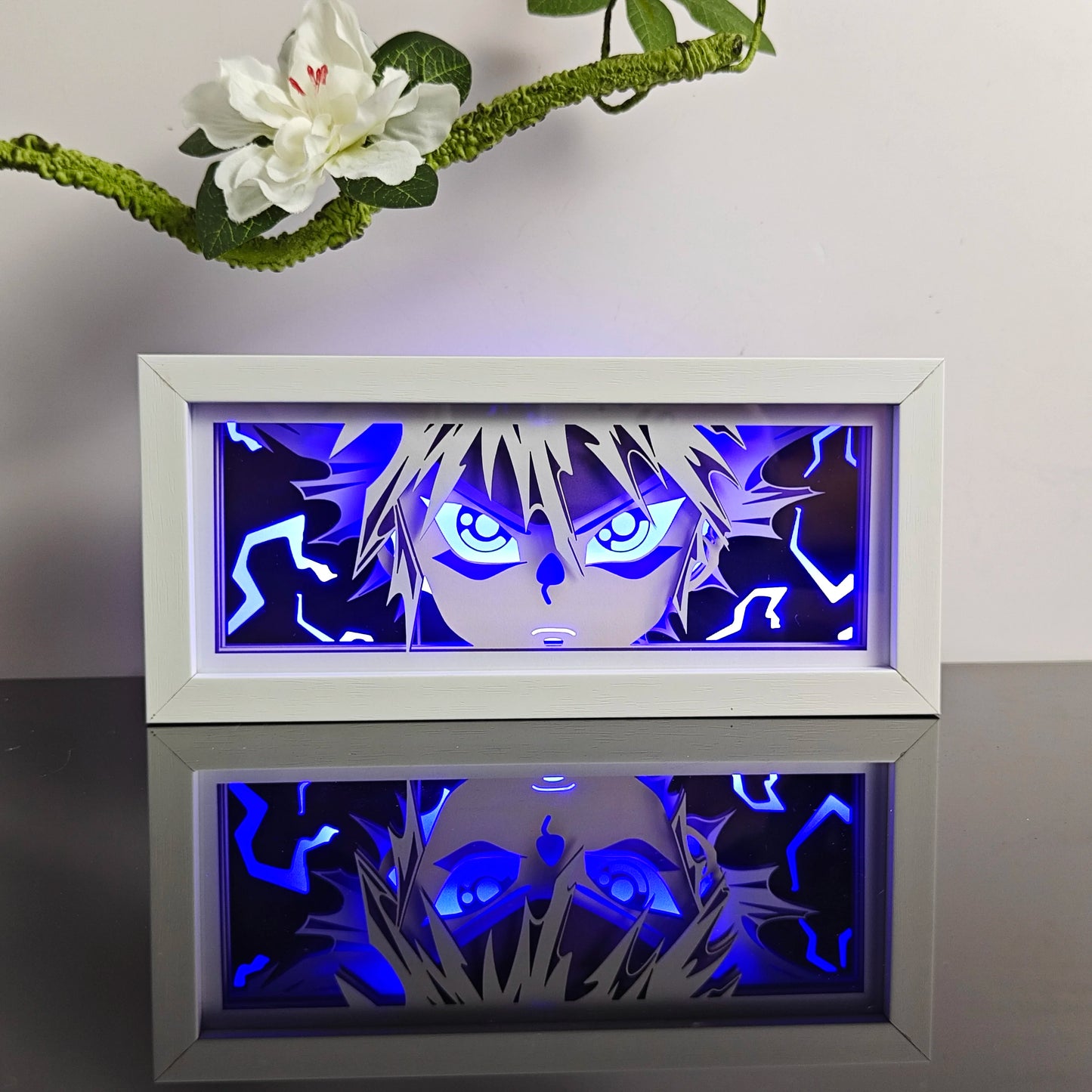 3D Anime Motion Night Light Anime Laser Lamp Box Led Light For Bedroom Desk Decor Manga Birthday Gift Table Lamps Lightbox