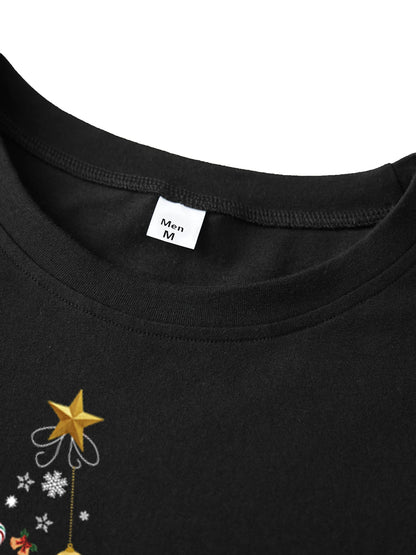 Matching Family Christmas Pajamas Set with Plaid and Letter Print Festive Holiday Sleepwear for Dad Mom and Kids Cozy PJs