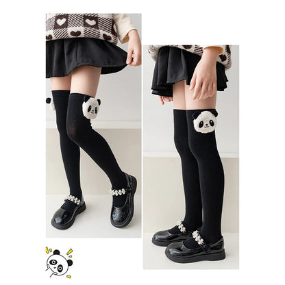 Cute Baby Girls Knee High Socks with Adorable Cartoon Characters for Infant Toddler Clothing Accessories and Gifts