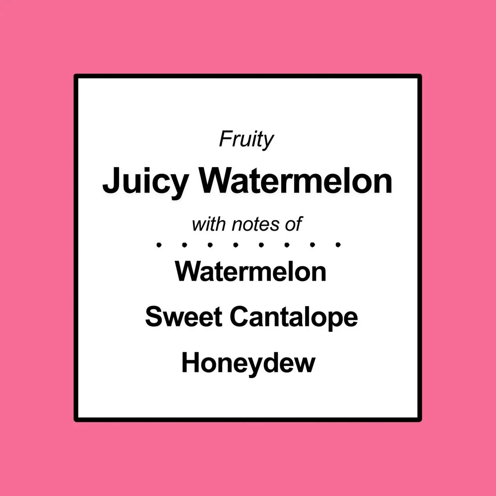 3-Wick Juicy Watermelon Scented Candle Paraffin Blend Wax 14-Ounce Container Long Lasting 65 Hours Burn Time Perfect Gift Home