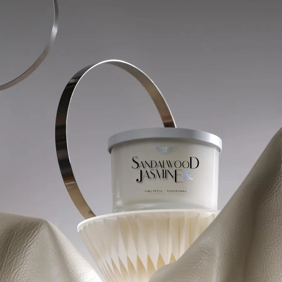 Scented Candles for Home Large 3 Wick Jar Candles with Natural Soy Wax for Aromatherapy and Relaxation Perfect Gift for Women a