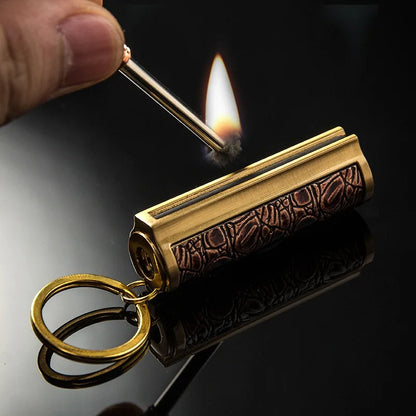 Creative retro lighter sealed waterproof kerosene match lighter can be filled with kerosene (excluding kerosene)