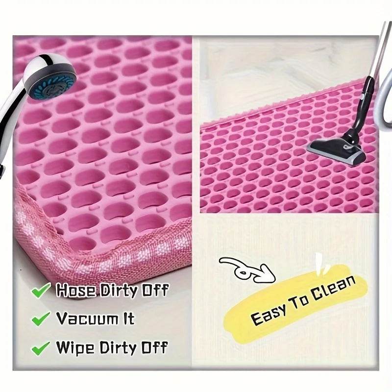 1Pc Large Size Cat Litter Mat-Advanced Honeycomb Double Layer Design - HORA GIFT