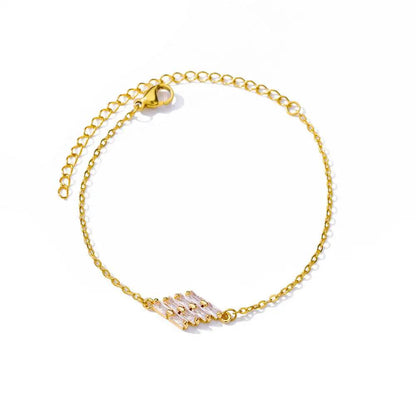 Elegant Zircon Flowers Bracelet - HORA GIFT