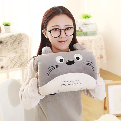 Children's Plush Pillows Hand Warmers Gloves Adults Cartoon Nap Pillows Cushions Creative Hand Warmers Plush Children's Day Gift