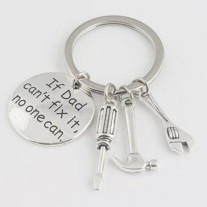 If Dad Cant Fix It No One Can Hand Tools Keychain Fathers Day Pendant Key Chain - HORA GIFT
