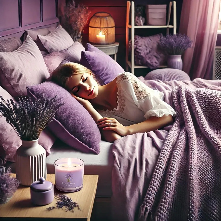 Scented Candle Gift Set for Stress Relief and Relaxation 3 Aromatherapy Votive Candles in Pink Purple and White Ideal for Women