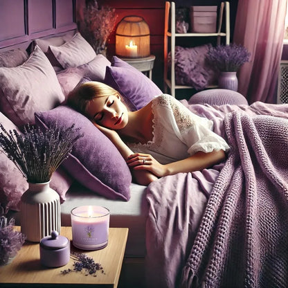 Scented Candle Gift Set for Stress Relief and Relaxation 3 Aromatherapy Votive Candles in Pink Purple and White Ideal for Women