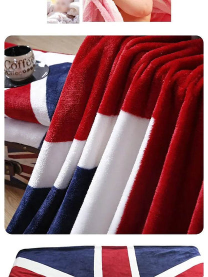 Bed Blankets-Warm and Plush Throw for Sofas, Sofas, Cars, and Travel-Machine-washed English Style Blankets - HORA GIFT