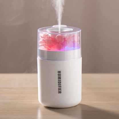Mini Air Humidifier 180ML Portable Small Humidifier with 7 Colors Night Light Personal Humidifier for Home Bedroom Office Yoga
