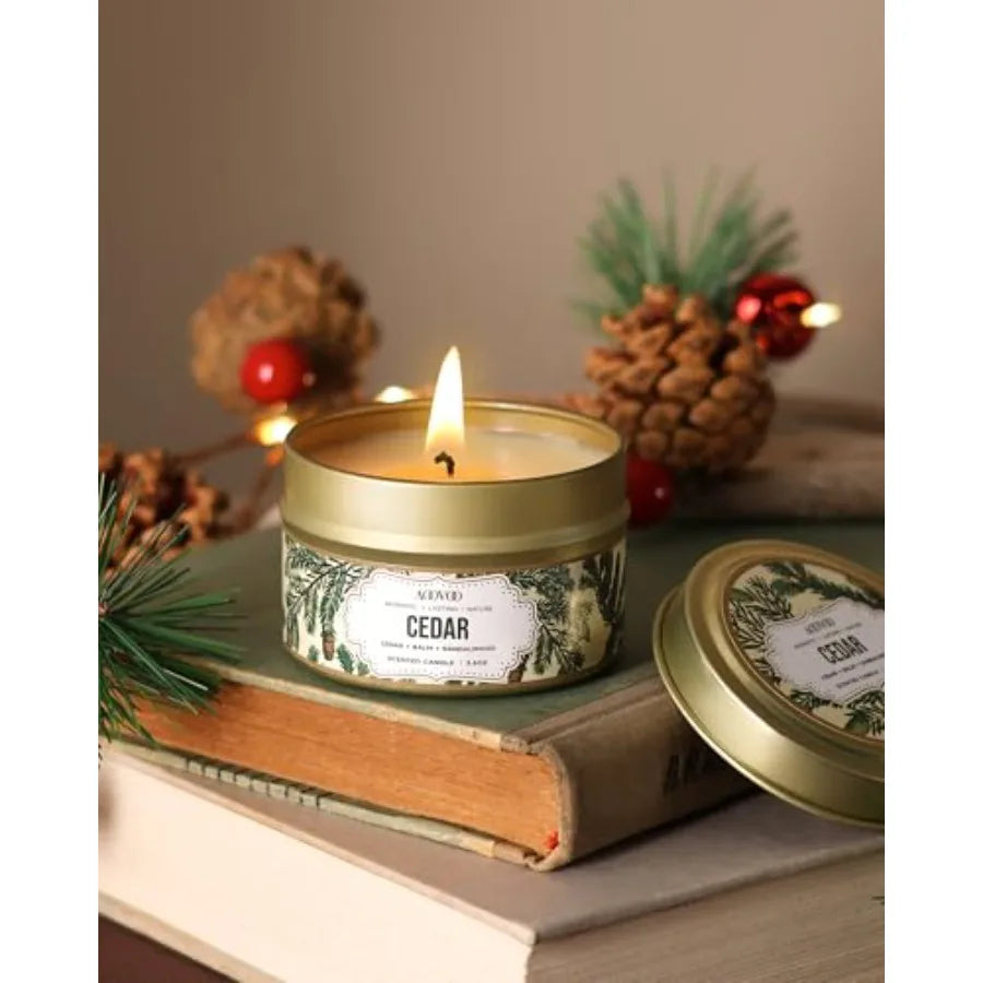 Soy Candles Set 6 PC Scented Candle Set 21oz Aromatherapy Candles for Relaxation and Home Ambiance Ideal for Women's SelfCare R