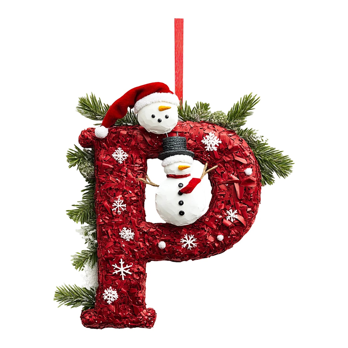 2d 26 Letter Christmas Ornaments Acrylic Flat Christmas Tree Home Decorations Ornaments Christmas Tree Decoration 2d Letter Pend