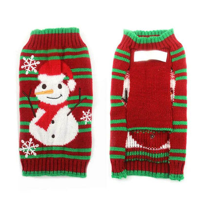 Dog Sweater Christmas Winter Warm Dog Clothes Xmas Outfit for Dogs Puppy Coat Dog - HORA GIFT