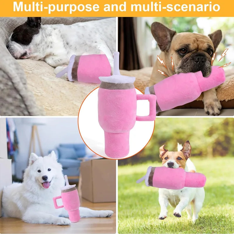 1-Piece Pet Water Cup Toy - Food-Grade PP, 2-in-1 Water & Play, Leak-Proof & Easy to Clean for Home/Outdoor