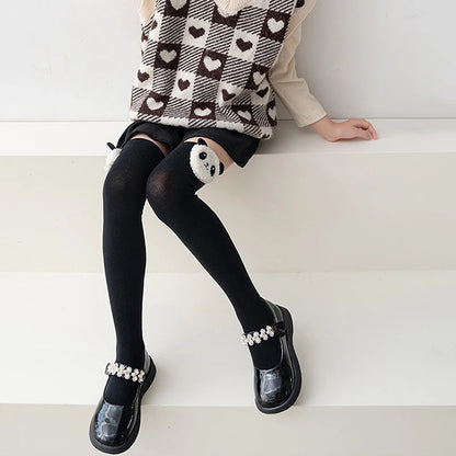 Cute Baby Girls Knee High Socks with Adorable Cartoon Characters for Infant Toddler Clothing Accessories and Gifts