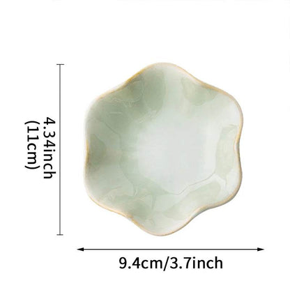 Lotus Jewelry Tray Ceramic Ring Dish Small - HORA GIFT
