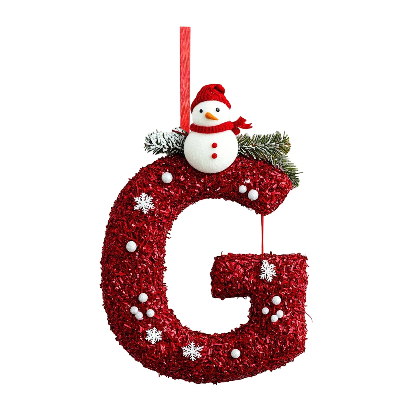 2d 26 Letter Christmas Ornaments Acrylic Flat Christmas Tree Home Decorations Ornaments Christmas Tree Decoration 2d Letter Pend