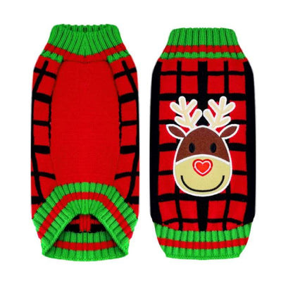 Dog Sweater Christmas Winter Warm Dog Clothes Xmas Outfit for Dogs Puppy Coat Dog - HORA GIFT