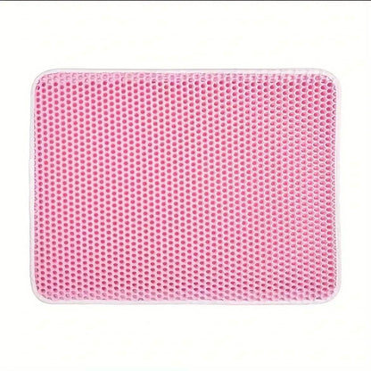 1Pc Large Size Cat Litter Mat-Advanced Honeycomb Double Layer Design - HORA GIFT