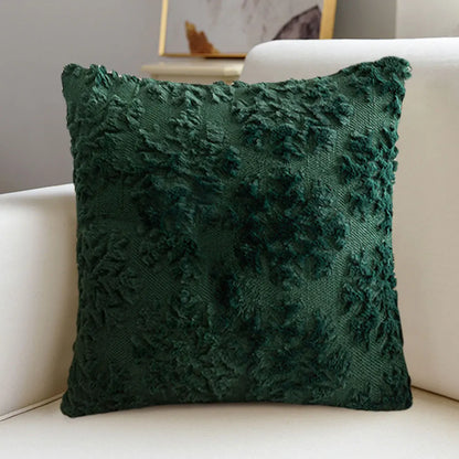 Christmas Pillow Covers Soft Plush Pillowcase Cushion Cover for Couch Sofa Holiday Festivals Winter Home Decor