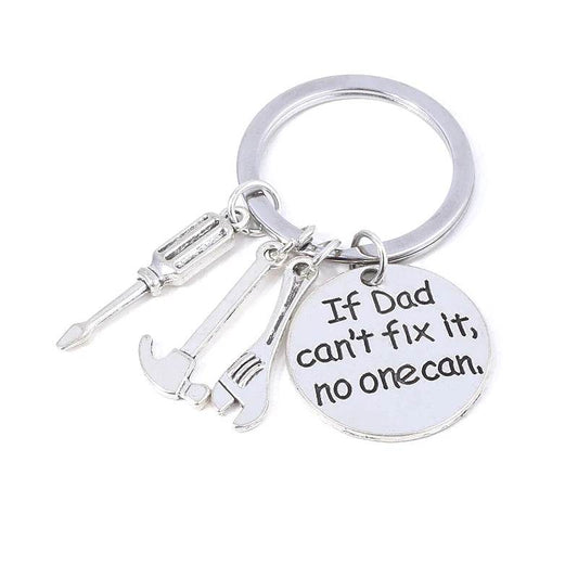 If Dad Cant Fix It No One Can Hand Tools Keychain Fathers Day Pendant Key Chain - HORA GIFT