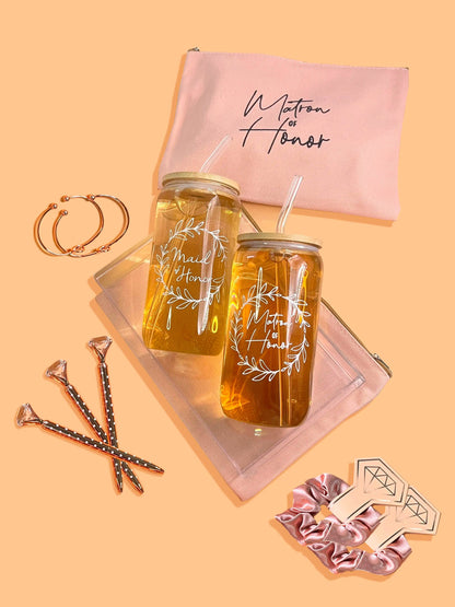 Glass Cups Cosmetic Makeup Bags - HORA GIFT