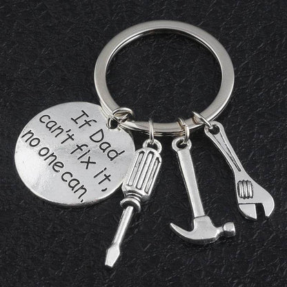 If Dad Cant Fix It No One Can Hand Tools Keychain Fathers Day Pendant Key Chain - HORA GIFT