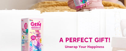 JOYFY Decorate Your Own Water Bottle Kits Mermaid DIY Gem Diamond Painting Crafts Arts for Girls Age 6+ Birthday Christmas