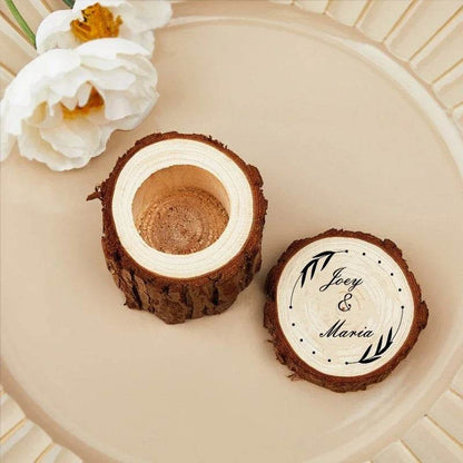 Free Custom Wedding Ring Box - HORA GIFT