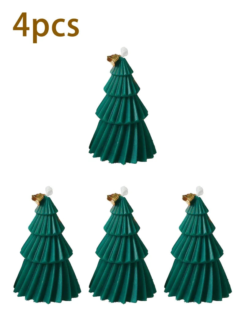 Handcrafted Christmas Tree Scented Candles | Creative Festive Ornament & Perfect Gift for Xmas Lovers | Premium Fragrant Decor