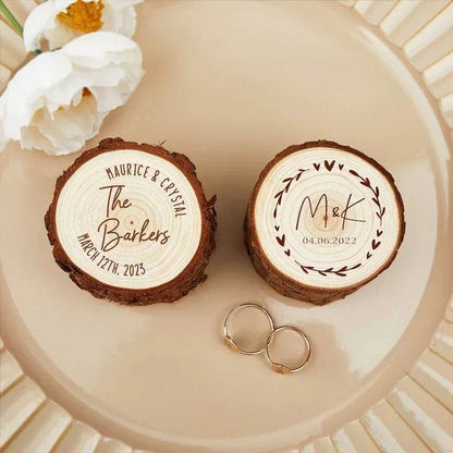 Free Custom Wedding Ring Box - HORA GIFT
