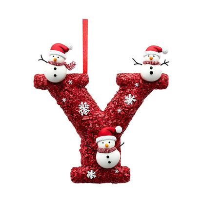 2d 26 Letter Christmas Ornaments Acrylic Flat Christmas Tree Home Decorations Ornaments Christmas Tree Decoration 2d Letter Pend