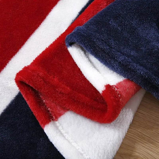 Bed Blankets-Warm and Plush Throw for Sofas, Sofas, Cars, and Travel-Machine-washed English Style Blankets - HORA GIFT