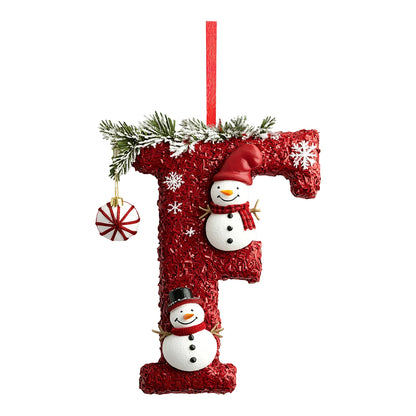 2d 26 Letter Christmas Ornaments Acrylic Flat Christmas Tree Home Decorations Ornaments Christmas Tree Decoration 2d Letter Pend