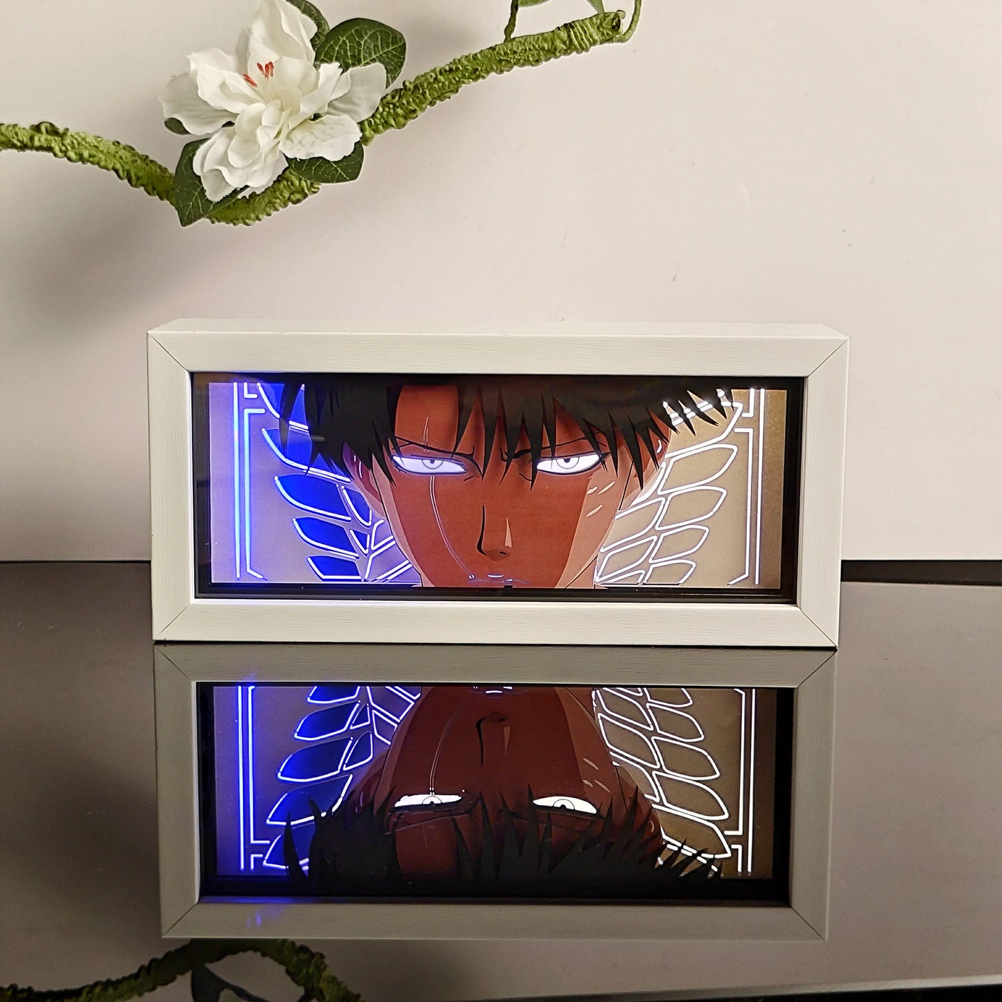 3D Anime Motion Night Light Anime Laser Lamp Box Led Light For Bedroom Desk Decor Manga Birthday Gift Table Lamps Lightbox