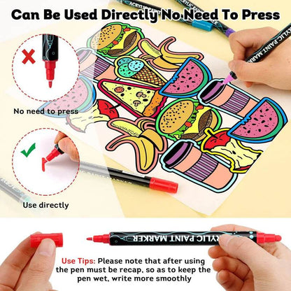 Christmas Colorable Two Piece Pajama Set for Children Boys Girls Hallowmas Pyjamas Kids DIY Coloring Kit for Pajama Party - HORA GIFT
