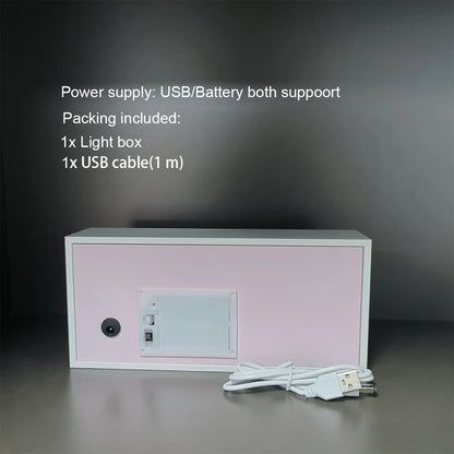 3D Anime Motion Night Light Anime Laser Lamp Box Led Light For Bedroom Desk Decor Manga Birthday Gift Table Lamps Lightbox