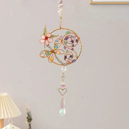 Crystal Wind Chime Suncatcher - HORA GIFT