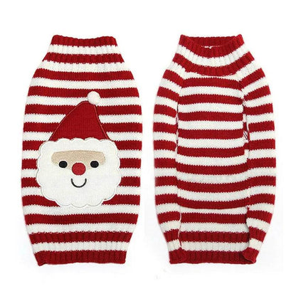 Dog Sweater Christmas Winter Warm Dog Clothes Xmas Outfit for Dogs Puppy Coat Dog - HORA GIFT