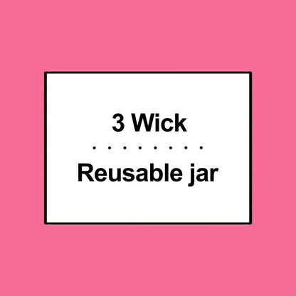 3-Wick Juicy Watermelon Scented Candle Paraffin Blend Wax 14-Ounce Container Long Lasting 65 Hours Burn Time Perfect Gift Home