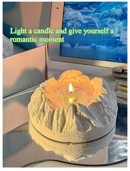 Glacier Aromatherapy Candles Home Decoration Wedding Birthday Gift for Girlfriend and Best Friends