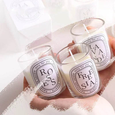 Romantic Transparent Scented Fragrance Candle Light Gift Scented Aromatic - HORA GIFT