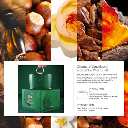 Lavender Aromatherapy Soy Candles for Home - Premium Scented Natural Essential Oil Cotton Wick Housewarming Gift