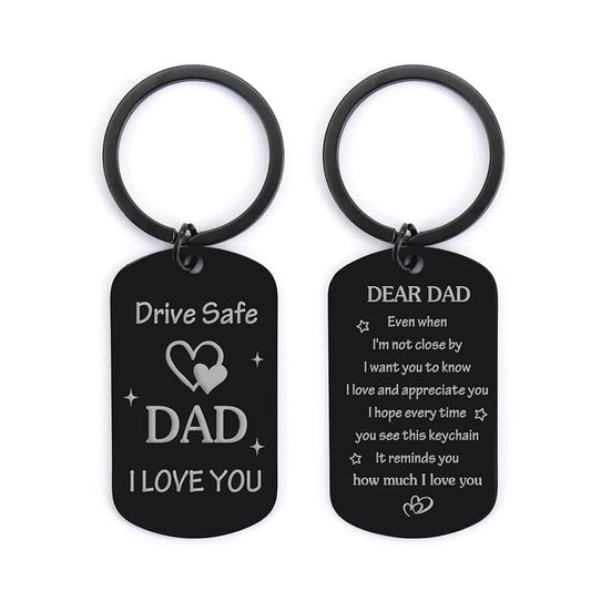 Father's Day for Dad Gifts - Drive Safe Keychain - HORA GIFT