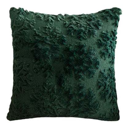 Christmas Pillow Covers Soft Plush Pillowcase Cushion Cover for Couch Sofa Holiday Festivals Winter Home Decor