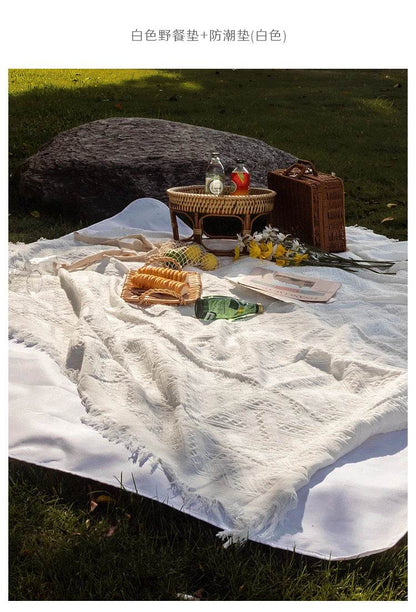 Nordic Sofa Throw Blankets Outdoor Camping Picnic Large Blanket - HORA GIFT