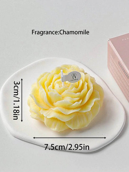 3D Peony Aromatic Candle Creative Flower Shape - HORA GIFT