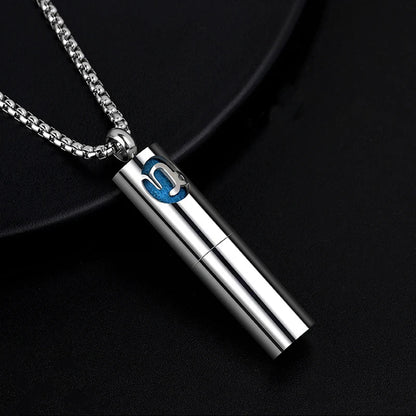 Twelve Constellation Aromatherapy Essential oil diffuser Pendant necklace Stainless steel new Aromatherapy necklace Niche pendan